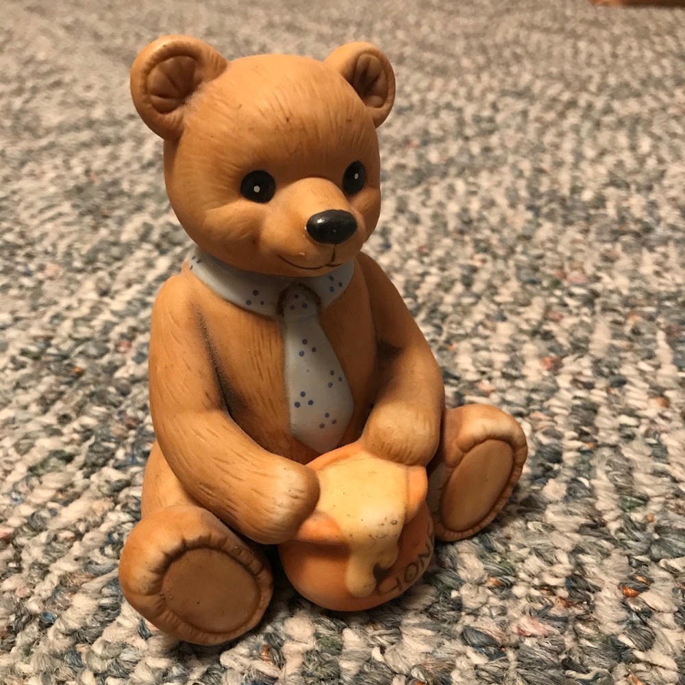 Vintage Homco Honey Pot Bear